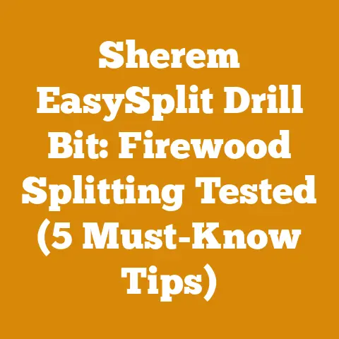 Sherem EasySplit Drill Bit: Firewood Splitting Tested (5 Must-Know Tips)