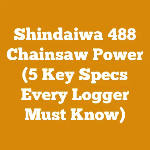 Shindaiwa 488 Chainsaw Power (5 Key Specs Every Logger Must Know)