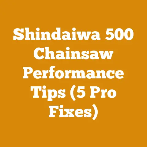 Shindaiwa 500 Chainsaw Performance Tips (5 Pro Fixes)