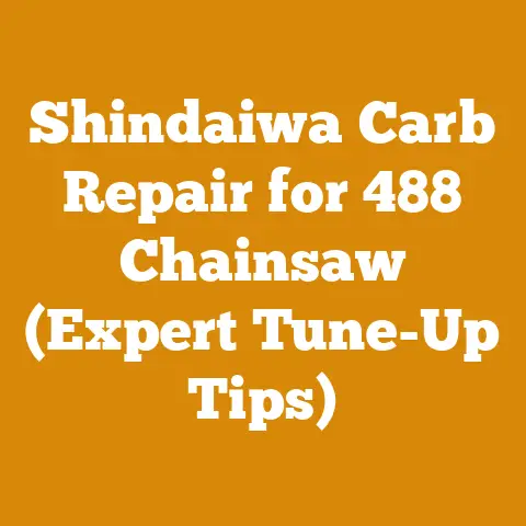 Shindaiwa Carb Repair for 488 Chainsaw (Expert Tune-Up Tips)
