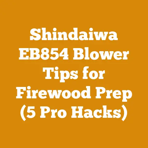 Shindaiwa EB854 Blower Tips for Firewood Prep (5 Pro Hacks)