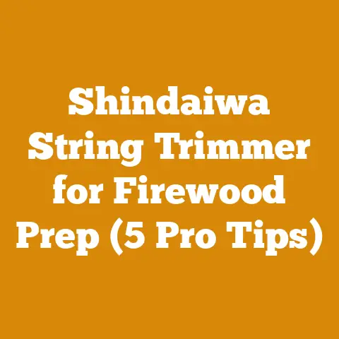 Shindaiwa String Trimmer for Firewood Prep (5 Pro Tips)
