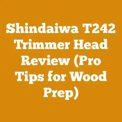 Shindaiwa T242 Trimmer Head Review (Pro Tips for Wood Prep)