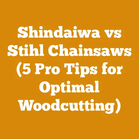 Shindaiwa vs Stihl Chainsaws (5 Pro Tips for Optimal Woodcutting)