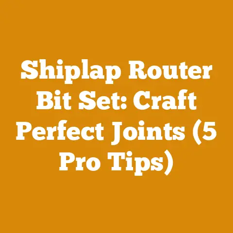 Shiplap Router Bit Set: Craft Perfect Joints (5 Pro Tips)