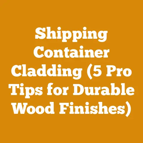Shipping Container Cladding (5 Pro Tips for Durable Wood Finishes)