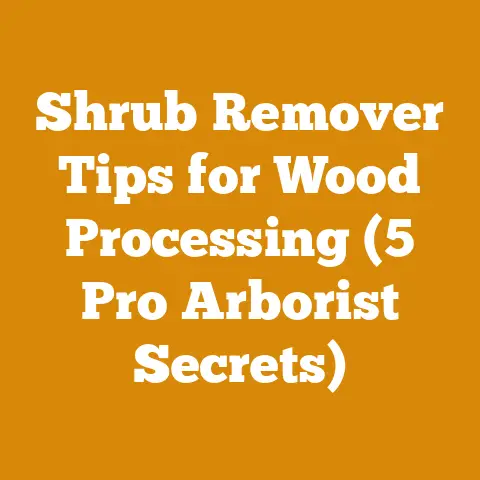 Shrub Remover Tips for Wood Processing (5 Pro Arborist Secrets)