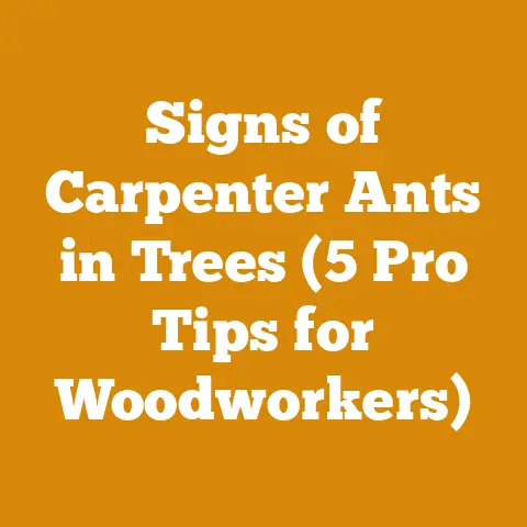 Signs of Carpenter Ants in Trees (5 Pro Tips for Woodworkers)
