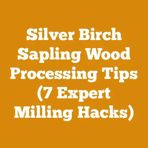 Silver Birch Sapling Wood Processing Tips (7 Expert Milling Hacks)