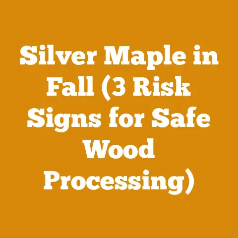 Silver Maple in Fall (3 Risk Signs for Safe Wood Processing)