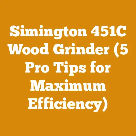 Simington 451C Wood Grinder (5 Pro Tips for Maximum Efficiency)
