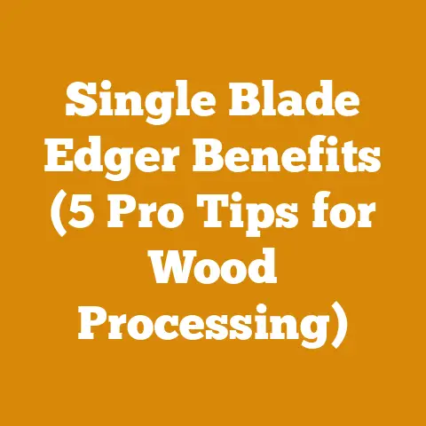 Single Blade Edger Benefits (5 Pro Tips for Wood Processing)