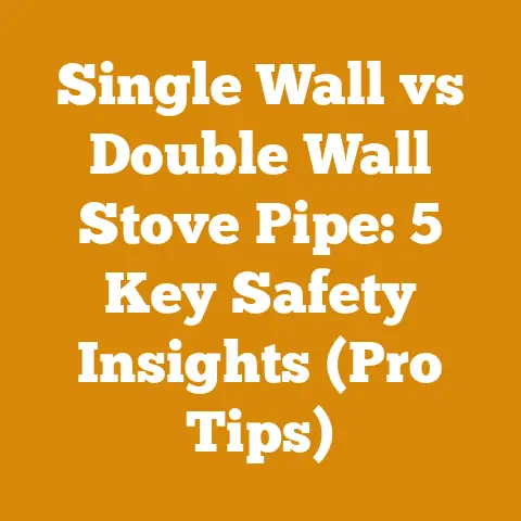 Single Wall vs Double Wall Stove Pipe: 5 Key Safety Insights (Pro Tips)