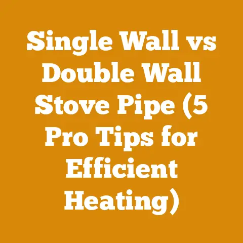Single Wall vs Double Wall Stove Pipe (5 Pro Tips for Efficient Heating)