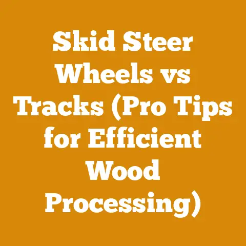Skid Steer Wheels vs Tracks (Pro Tips for Efficient Wood Processing)