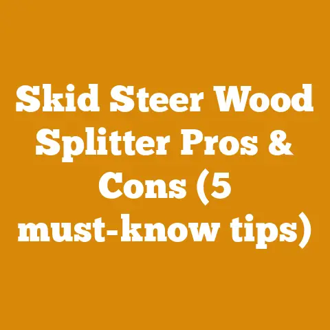 Skid Steer Wood Splitter Pros & Cons (5 must-know tips)
