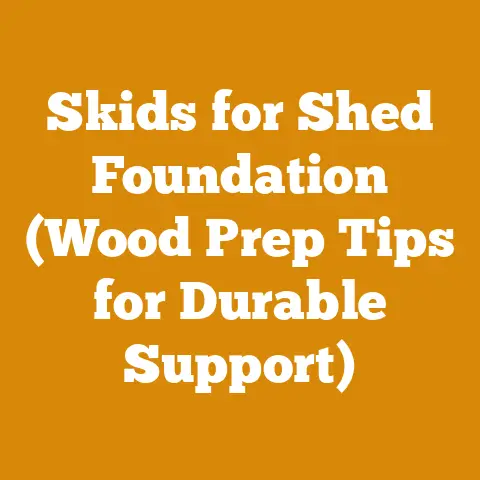 Skids for Shed Foundation (Wood Prep Tips for Durable Support)
