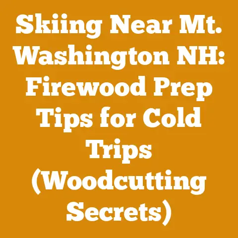 Skiing Near Mt. Washington NH: Firewood Prep Tips for Cold Trips (Woodcutting Secrets)