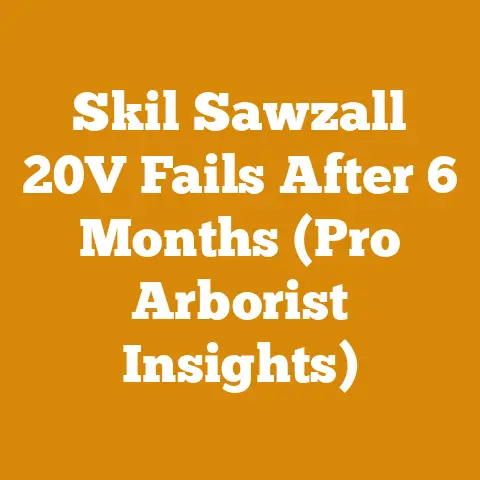 Skil Sawzall 20V Fails After 6 Months (Pro Arborist Insights)