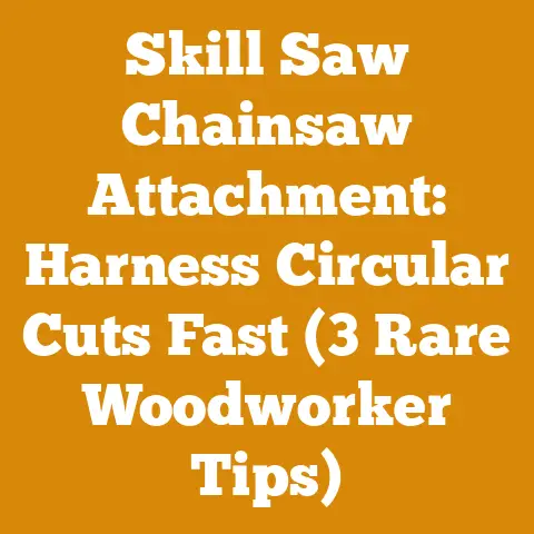 Skill Saw Chainsaw Attachment: Harness Circular Cuts Fast (3 Rare Woodworker Tips)