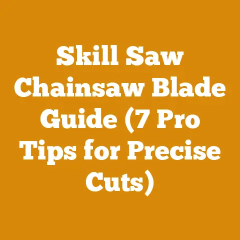 Skill Saw Chainsaw Blade Guide (7 Pro Tips for Precise Cuts)