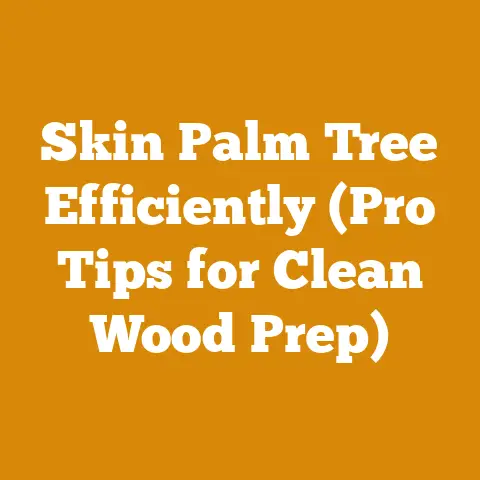 Skin Palm Tree Efficiently (Pro Tips for Clean Wood Prep)