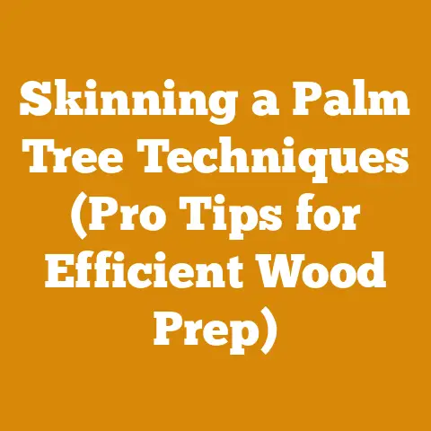 Skinning a Palm Tree Techniques (Pro Tips for Efficient Wood Prep)
