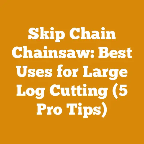 Skip Chain Chainsaw: Best Uses for Large Log Cutting (5 Pro Tips)