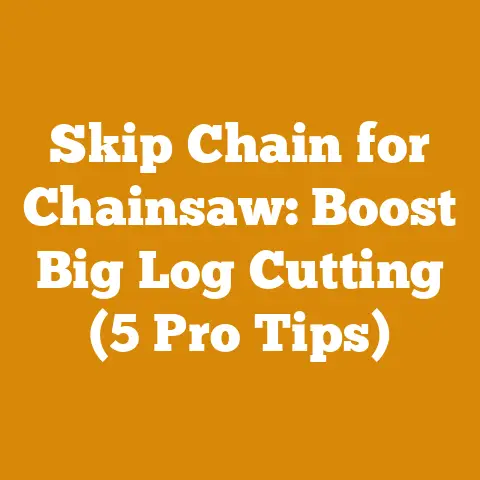 Skip Chain for Chainsaw: Boost Big Log Cutting (5 Pro Tips)