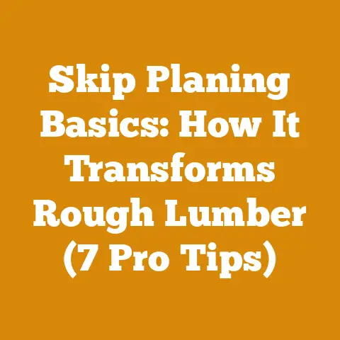 Skip Planing Basics: How It Transforms Rough Lumber (7 Pro Tips)