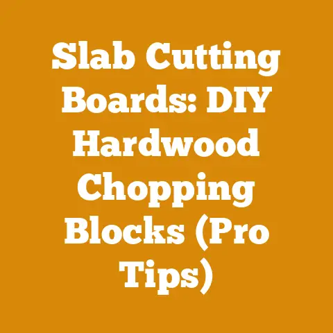 Slab Cutting Boards: DIY Hardwood Chopping Blocks (Pro Tips)