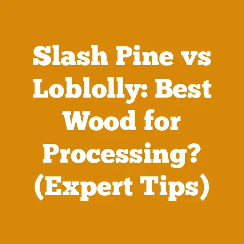 Slash Pine vs Loblolly: Best Wood for Processing? (Expert Tips)