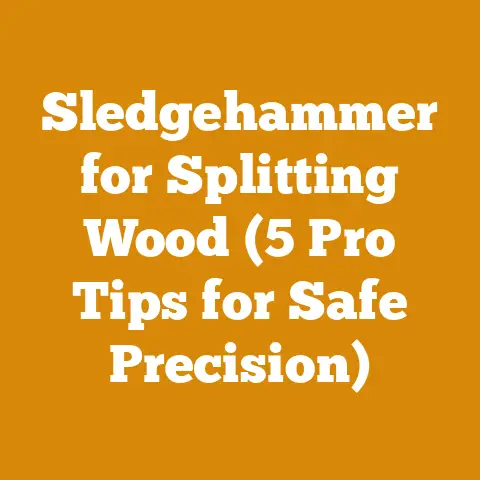 Sledgehammer for Splitting Wood (5 Pro Tips for Safe Precision)