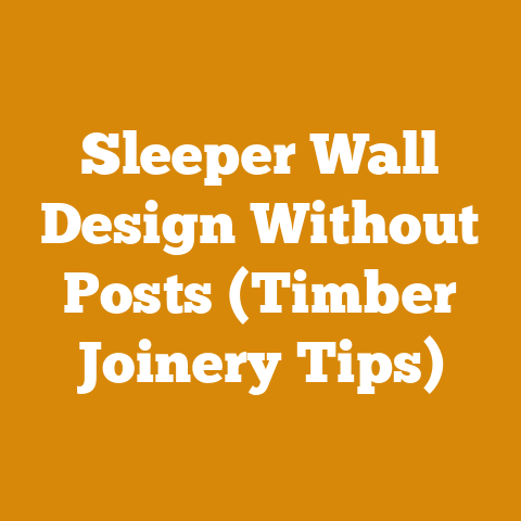 Sleeper Wall Design Without Posts (Timber Joinery Tips)