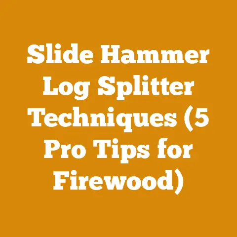 Slide Hammer Log Splitter Techniques (5 Pro Tips for Firewood)