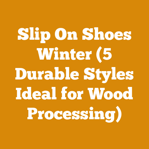 Slip On Shoes Winter (5 Durable Styles Ideal for Wood Processing)