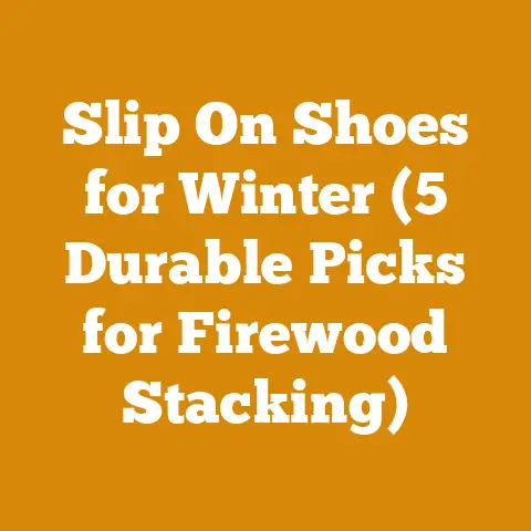 Slip On Shoes for Winter (5 Durable Picks for Firewood Stacking)