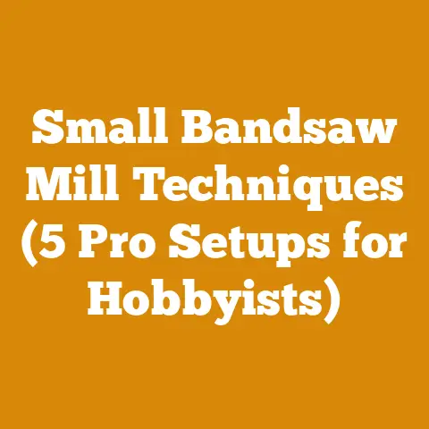 Small Bandsaw Mill Techniques (5 Pro Setups for Hobbyists)
