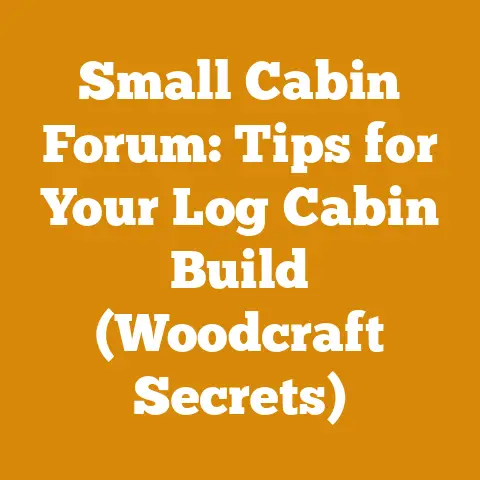Small Cabin Forum: Tips for Your Log Cabin Build (Woodcraft Secrets)