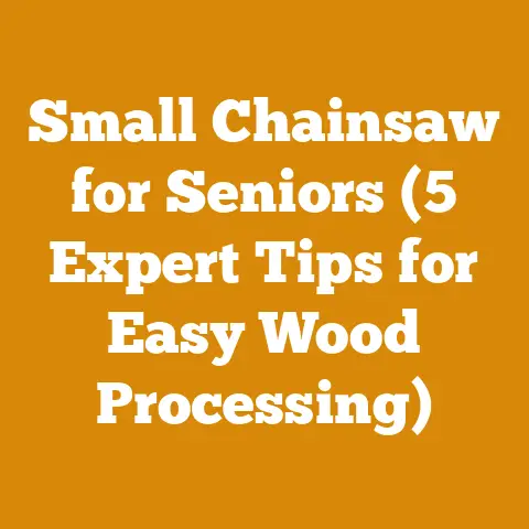 Small Chainsaw for Seniors (5 Expert Tips for Easy Wood Processing)
