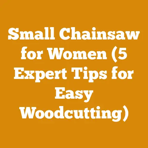 Small Chainsaw for Women (5 Expert Tips for Easy Woodcutting)