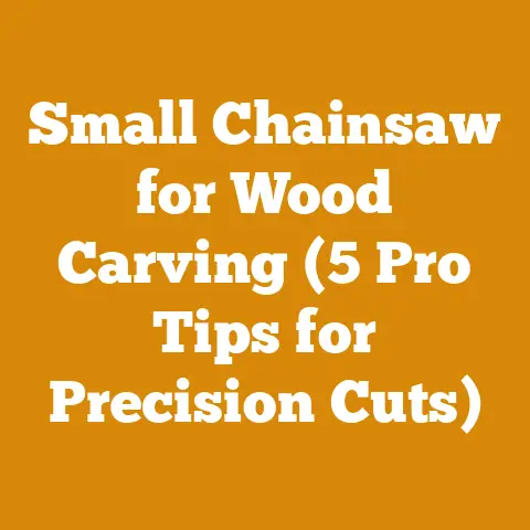 Small Chainsaw for Wood Carving (5 Pro Tips for Precision Cuts)