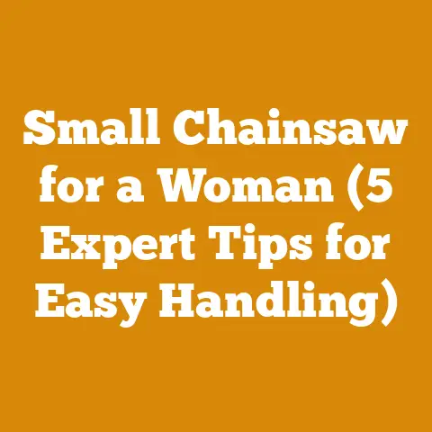 Small Chainsaw for a Woman (5 Expert Tips for Easy Handling)