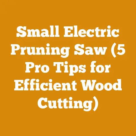 Small Electric Pruning Saw (5 Pro Tips for Efficient Wood Cutting)
