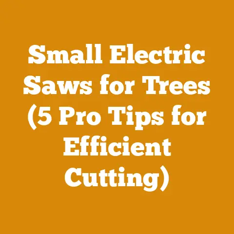 Small Electric Saws for Trees (5 Pro Tips for Efficient Cutting)