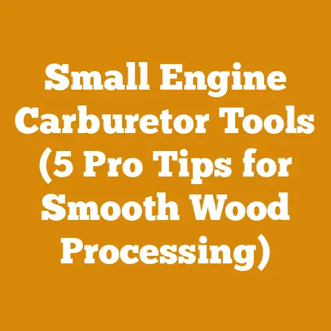 Small Engine Carburetor Tools (5 Pro Tips for Smooth Wood Processing)