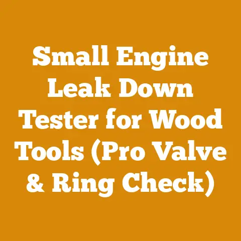 Small Engine Leak Down Tester for Wood Tools (Pro Valve & Ring Check)
