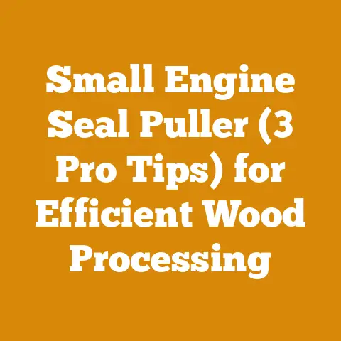 Small Engine Seal Puller (3 Pro Tips) for Efficient Wood Processing