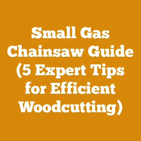 Small Gas Chainsaw Guide (5 Expert Tips for Efficient Woodcutting)