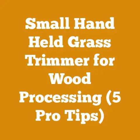 Small Hand Held Grass Trimmer for Wood Processing (5 Pro Tips)
